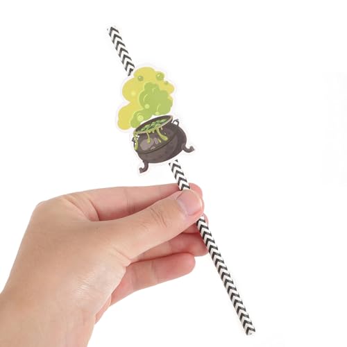 Pitillos de papel para fiesta Halloween 24 piezas miniatura 4