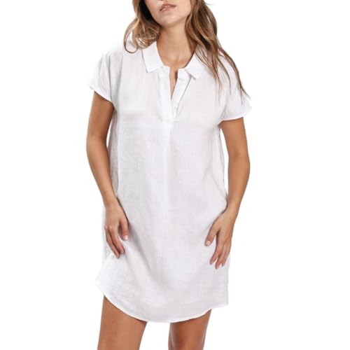 Robe en lin Amazhiyu fluide et légère pour un été élégant au naturel