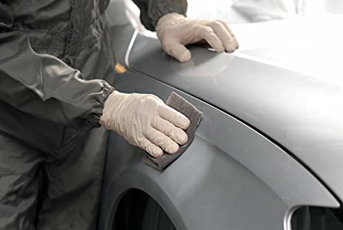 Mirka Mirlon Total Scuff Handsanding Pad Non-Woven/Ultra Fine Grit 1500/3 Pieces / 4.5" x 9" / ‎18-118-448RP