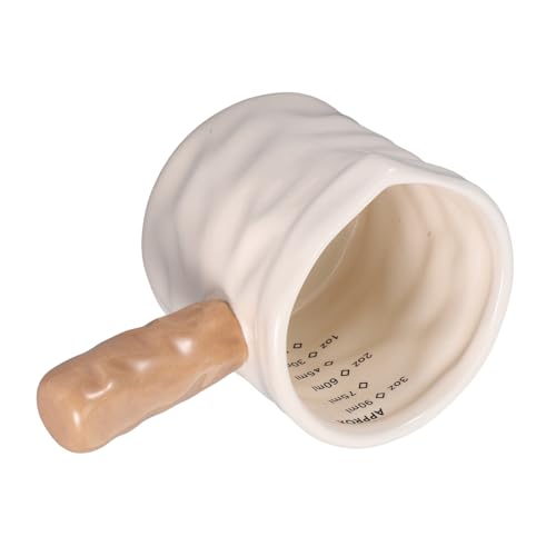 CONGARTENO Milk Sauce Kettle Measuring Cup Milk Jug Coffee Pitcher Espresso Cups Water Jug Cream Coffee Cup Coffee with Handle Milk Container Serving Pitcher Mini Pitcher Coffee Mug Ceramics