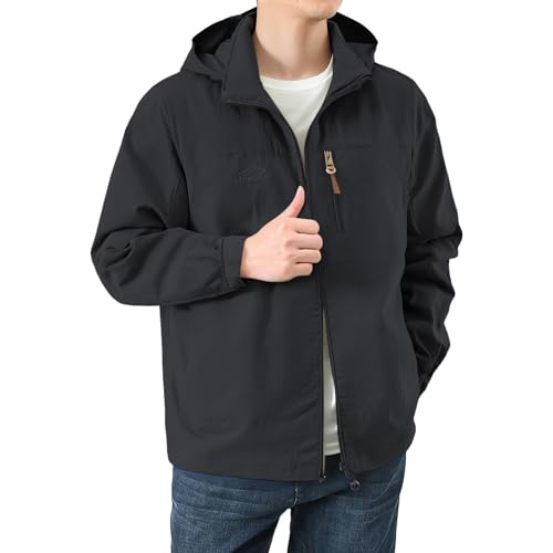 Veste légère homme finitions soignées et poches zippées fonctionnelles