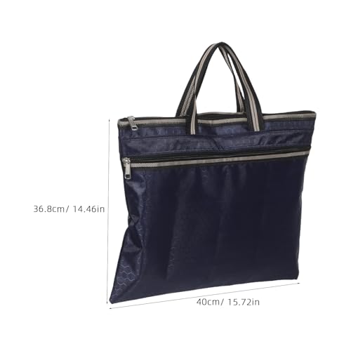 Bolso maletín resistente Beavorty con cremallera para proteger documentos importantes 2