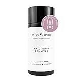 Miss Sophie Nail Wrap Remover I Nagellackentferner für Nagelfolien I Milder & schneller Entferner I Frei von Aceton I Schutz und Stärkung der Nägel I Mit Mandelöl & Aloe Vera I Premium Qualität