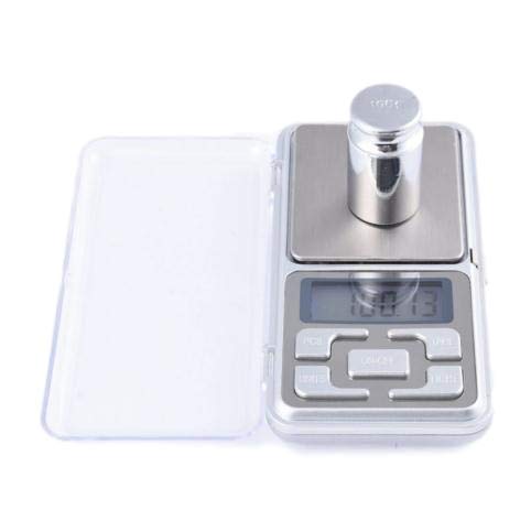 Balance de précision 0.01 G professionnelle très précise pesée scale bijoux or herbe épices tabac couleur coiffeur pour cuisine balance de poche plusieurs unités de mesure (200G) Cover
