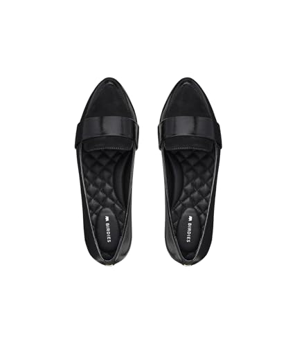 Birdies Women's Blackbird Leather Flat Mary Jane2