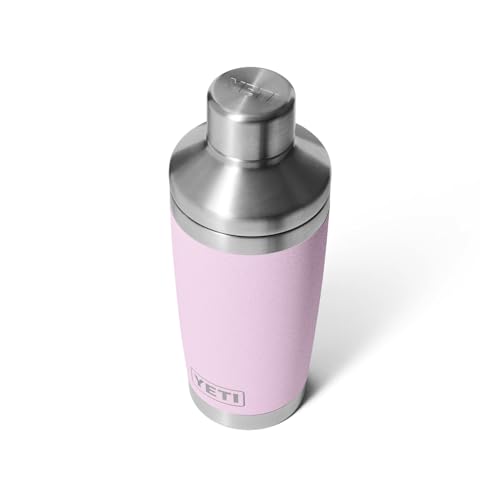 YETI Rambler 20 oz Cocktail Shaker Stainless Steel Vacuum Insulated Cherry Blossom