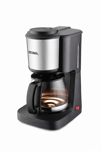 Image of 1000W Drip Coffee Maker Machine | 1.0L (10 Cups) Capacity | 1 Year Warranty | Anti-Drip Function | Transparent Water Level Indicator | LED Power Indicator | Home & Office Use