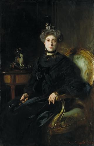 Cuadro arte pared John Singer Sargent pintura decorativa La signora Wertheimer 60x90cm