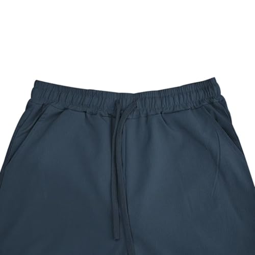 Men's Linen Dress Pants Casual Flat Front Linen Trousers Summer Beach Pants HXH104