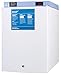 AccuCold FS30LMED2 19 Compact Freezer with 1.8 cu. ft. Capacity Digital Thermostat Factory Installed Lock Manual Defrost Buffered Temperature Probe and Magnetic Door Gasket in White