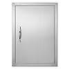 VEVOR BBQ Access Door 17W x 24H Inch Single Outdoor Kitchen Door Stainless Steel Flush Mount Door Wall Vertical Door with Handle for BBQ Island Grilling Station Outside Cabinet