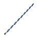 Aexit Twisted Dark Electrical equipment Blue Line Solid Acrylic Round Rod PMMA Bar 250mmx8mm