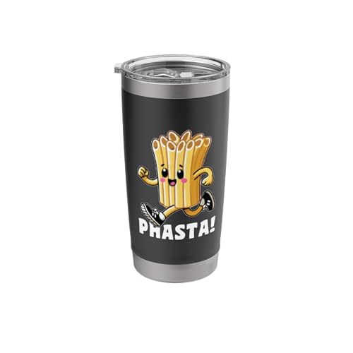 Phasta Funny Pasta Pun Running Diet Gym Sprinter Runner Stainless Steel Insulated Tumbler