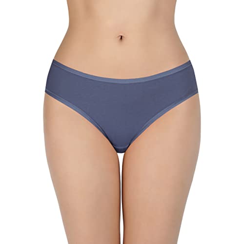 Image of Amante Solid Low Rise Cotton Bikini Panty Pack(Pack of 3)