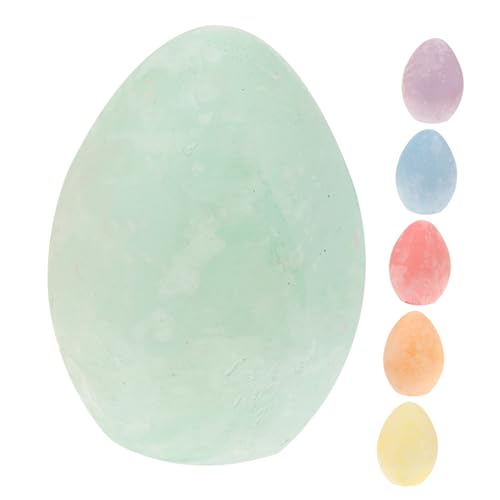 ERINGOGO Easter Egg Chalk for Kids 6 Pack Washable Erasable Dust-free Chalks for Art and Play