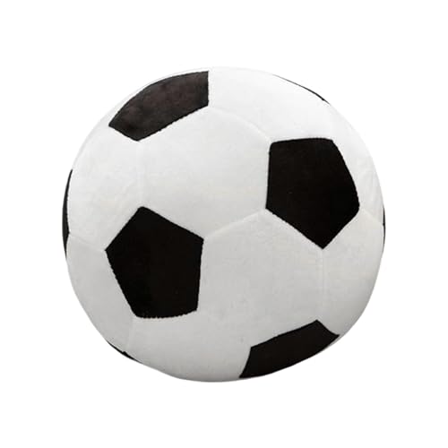 Ruwshuuk Ballons de Foot en Peluche, Coussin en Peluche Ballon de Foot, Ballon de Foot Tout Doux pour Enfant, canapé, Chambre, Salon