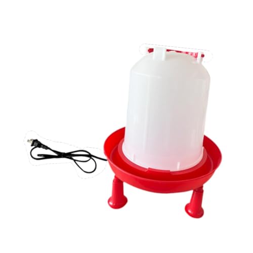 Fenteer 冬用の加熱式鶏用給水器 ヒートベース プラグアンドプレイ 大容量 加熱式鶏給水器 鳩 家畜 七面鳥, 30×31CM