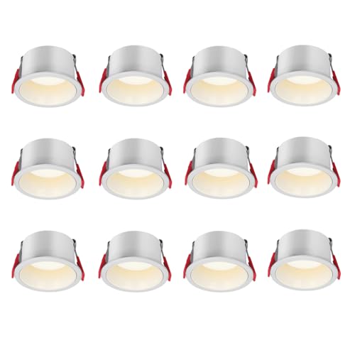 Lamp Lustre plafonniers en aluminium 10W lot de 12 spots encastrables haut de gamme