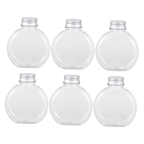 COLLBATH 300ml Juice Bottles Honey Candy Storage Leakproof Milk Tea Bottles for School Work