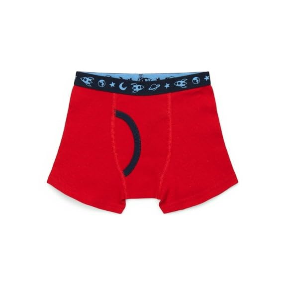 Toddler Boys Cotton Boxer Brief Underwear, 6-Piece, Sizes 2T-5T - Crafted In A Soft And Breathable Cotton, These Briefs Feature A Tag-free Design Along With Fun Prints And Seriously Cool Solid Styles3