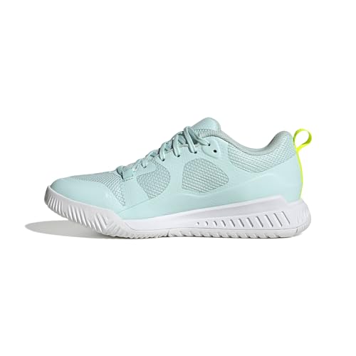 adidas Damen Court Team Bounce 2.0 Shoes, Dusky Petrol/Lucid pink/FTWR White, 36 2/3 EU – Ansicht 1
