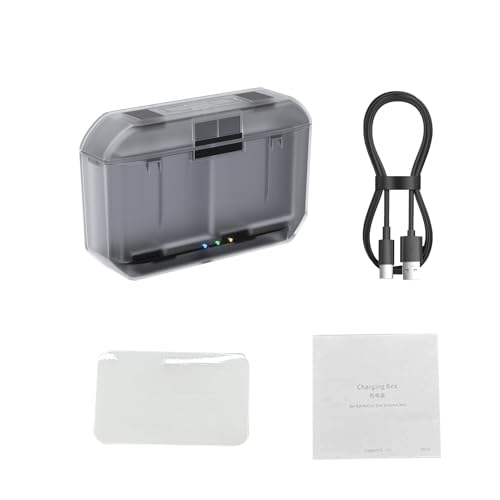 Cargador de batería dual para Action 5 en rutas de montaña y viajes con ranuras para tarjetas SD