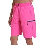 Rrosseyz Women's Hiking Cargo Shorts with Pockets Quick Dry Athletic Gym for Women Exercise Lounge