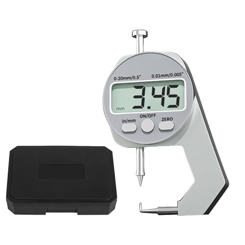 Small Thickness Measuring Tool Easy To Read LCD Screen Electronic Thickness Gauges For Laboratory & Mechanical Work