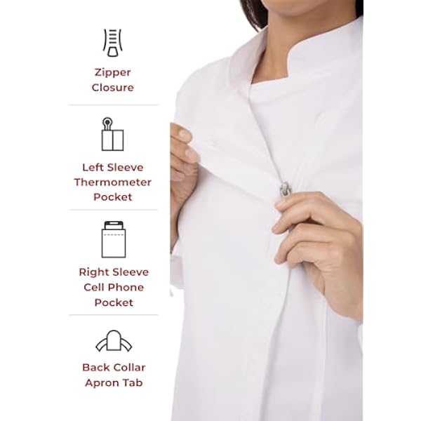 Chef Works Hartford Chef jas voor dames