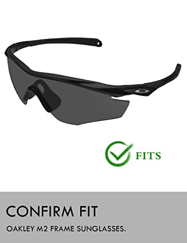 Image of Raydi Polycarbonate Replacement Lenses & Rubber Kits for Oakley M2 Frame Rectangular Sunglasses