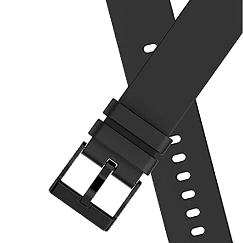 Image of Valente Premium Silicone Buckle 22 mm Watch Strap Compatible with Noise Colorfit Pro 3,Assist,Colorfit Ultra,Oneplus Watch, Fossil Gen 5E, Gen 5(44mm),Realme Watch 2 Pro