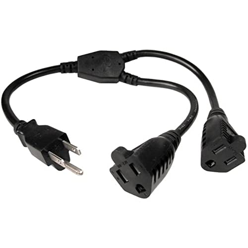 Cables Unlimited PWR-PSLIB-2 22-Inch Outlet Xtender Power Cord Splitter