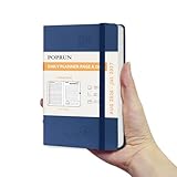 PARTENAIRE QUOTIDIEN TOUJOURS AVEC VOUS: Compact et indispensable. Ce format A6 se glisse dans votre sac. Saisissez vos tâches urgentes, vos rendez-vous clés et vos idées flash, minute par minute, sur une page dédiée par jour. Le compagnon parfait pour les nomades et les esprits actifs.