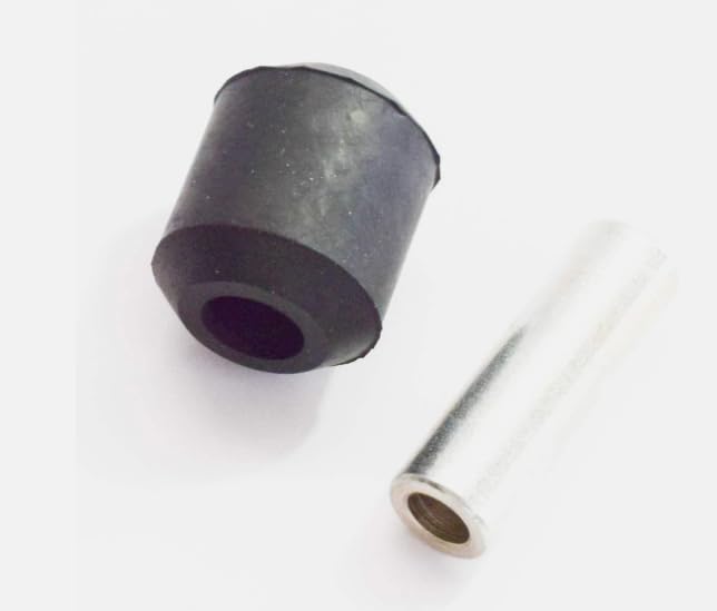  KIT SUPPORTO ELASTICO INFERIORE + BUSSOLA IN FERRO attacco ammortizzatore posteriore al motore VESPA 50 PX APE SPRINT TS GS RALLY TUTTI IMODELLI