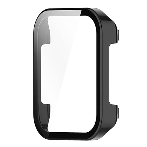 Image of Removable Screen Protector Watch Case Cover Compatible with Amazfit | Realme | Redmi Anti Scratch 360 Full Bumper Cover Shockproof Cases for Men and Women (Realme Watch 3 (Green))