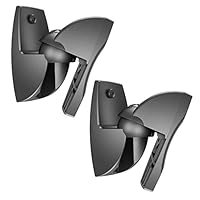 Vogel’s VLB 500 Lautsprecher Boxen Wandhalterung Set | schwenkbar und neigbar | vormontiert | max. 5 kg | Umweltfreundliche Verpackung | Schwarz (2X)