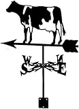 Retro Cows Weather Vane - Roof-Mounted Wind Direction Indicator for Sheds, Gardens, Barns & Yards - Vintage Measuring Tool for Outdoor Decoration