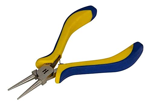 Alicate De Bico Redondo Curto Hikari Hk 506 Emborrachado