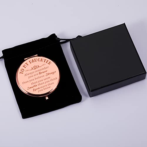 Xpenmulboja Gift For Daughter From Mom Valentines Graduation Compact Mirror For Teens Girls Birthday Graduation Inspirational Make Up Gifts For Teenage Girls 16Th18Th 21St Wedding For Girls #TOP3