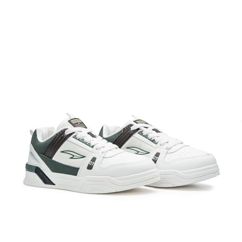 Image of ASIAN Men CHICAGO-01 Stylish Casual Mid Top Sneakers and Trendy Shoes with Laces for Men & Boys | Perfect for Wearing to Outings, and Comfortable All-Day Use, Stylish and Durable
