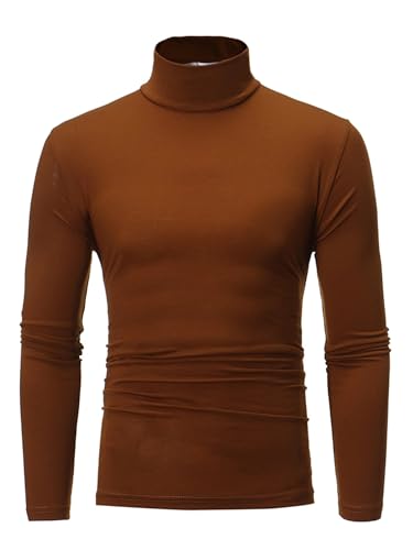 easyforever Men's 3 Pcs Slim Fit Turtleneck Pullover Casual Basic Thermal Sweaters4