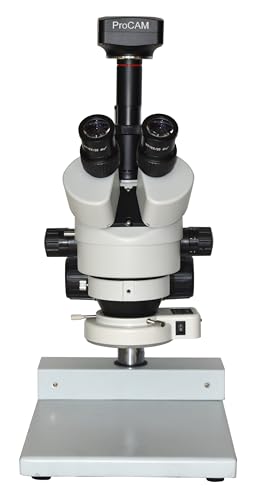 Image of Radical 165mm WD Zoom Stereo LED Digital Microscope w 3.5Mp Camera & Measuring Software