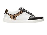 Cole Haan Women's Grand Crosscourt Modern Tennis Sneaker, Optic White/MOD Leopard Printed Ocelot, 8