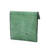 HANAMIZU 携帯ゴミ箱 花粉バッグ タイベック 約14×12.5cm 耐水 長持ち 軽い 携帯ゴミ入れ グリーン 花粉症 ギフト プレゼント