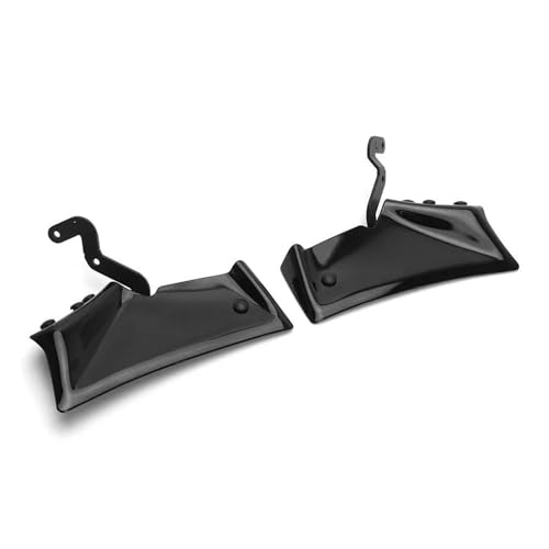 YUQUDGELKY Für Yamaha MT-10 MT 10 MT10 SP 2022-2024 Abtrieb Nackte Frontspoiler Winglet Aerodynamik-Flügel-Set Schnabel Nasenkonus(SCHWARZ)