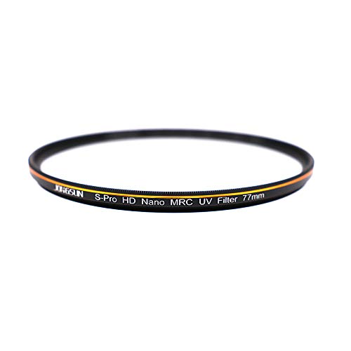 Jongsun 77Mm Uv Filter, S-Pro Hd Nano Mrc Camera Ultraviolet Protection Filter, Multicoated, B270, Ultra-Slim, Lens Cloth Kit #TOP2