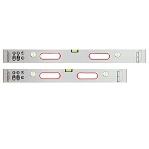 2er Set DEWEPRO Aluminium Richtlatte 150/200cm