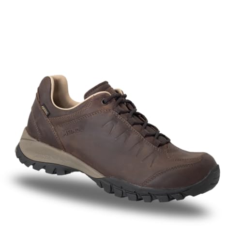 Meindl Men's Comfort-Fit Walker | Gore-Tex Waterproof Walking Shoe | All Leather | Wide Toe Box | Made in Italy