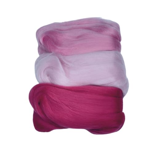 Şık Düğme Yün Keçe 50 g 11- Pembe Pembe