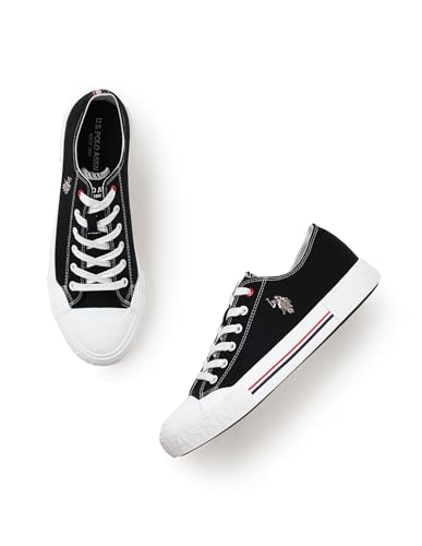 Image of U.S. Polo Assn. Men's Shoe |Drew 2.0|Black Stylish Casual Sneaker